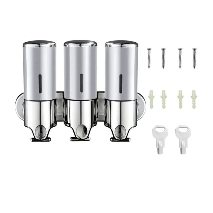 Luxora - Elegant Wall-Mounted Soap and Lotion Dispenser