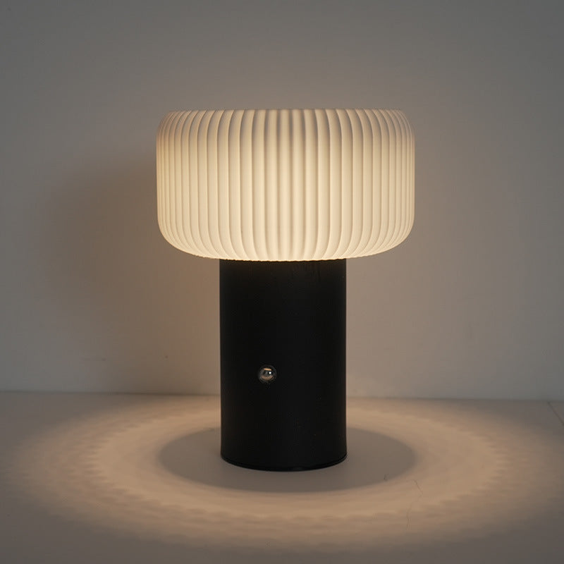 LumoTone - Cylindrical Fluted Table Lamp