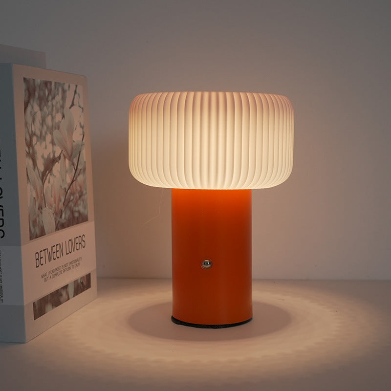 LumoTone - Cylindrical Fluted Table Lamp