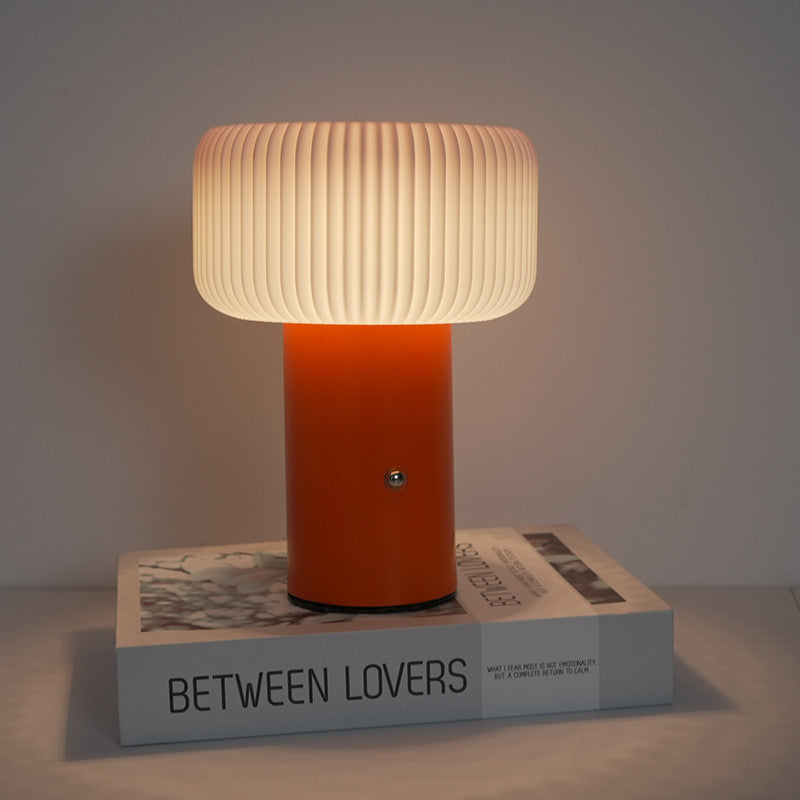 LumoTone - Cylindrical Fluted Table Lamp