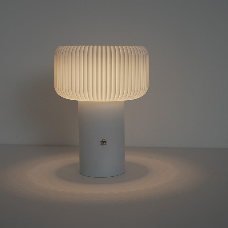 LumoTone - Cylindrical Fluted Table Lamp