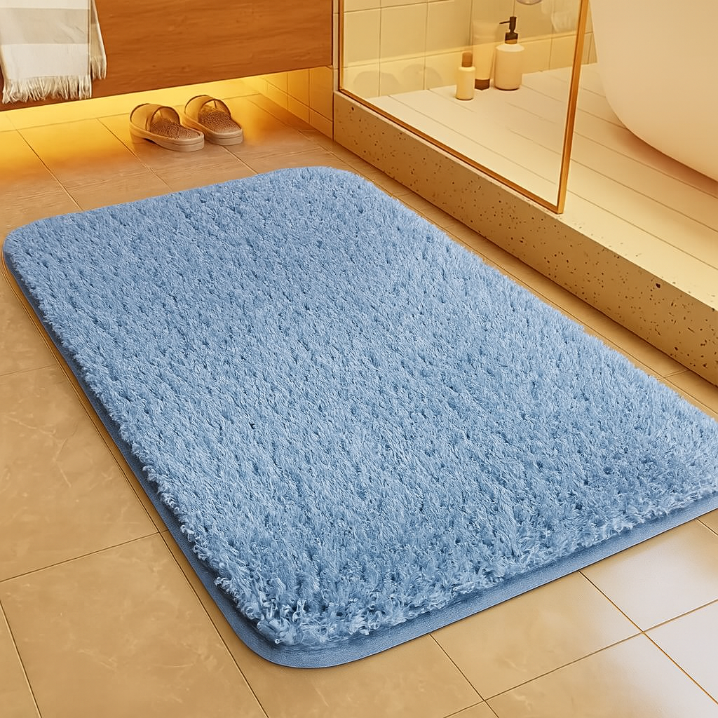 QuickDry - Non-Slip Memory Foam Bath Mat for Comfort