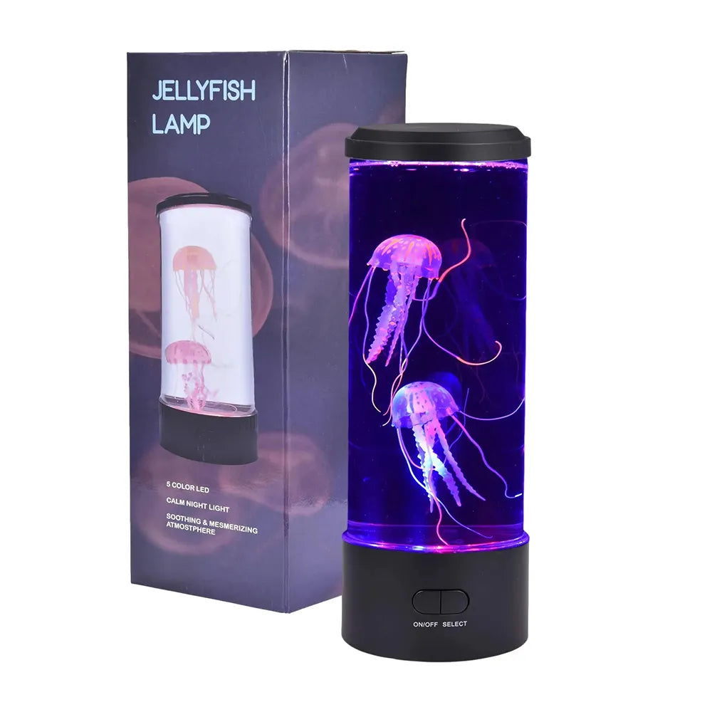 AquaLume Soothing Jellyfish Mood Lamp – Relaxing LED Ambience Light