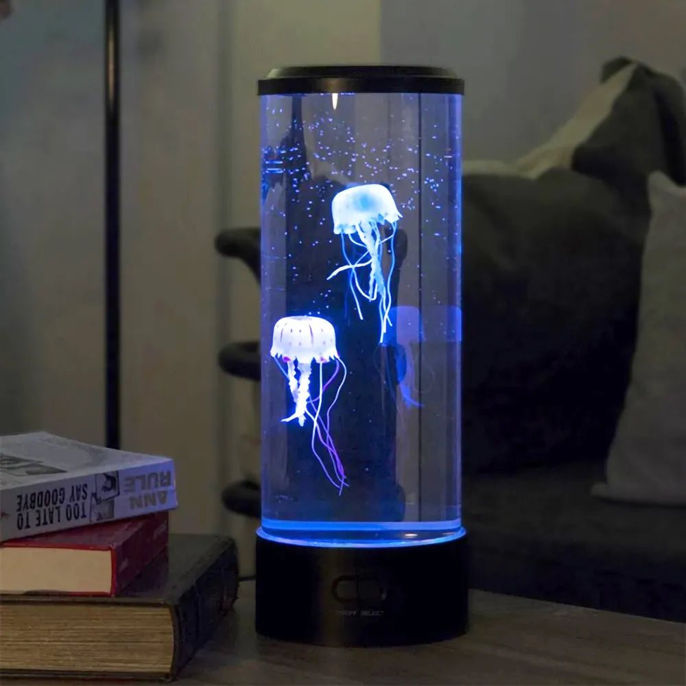 AquaLume Soothing Jellyfish Mood Lamp – Relaxing LED Ambience Light