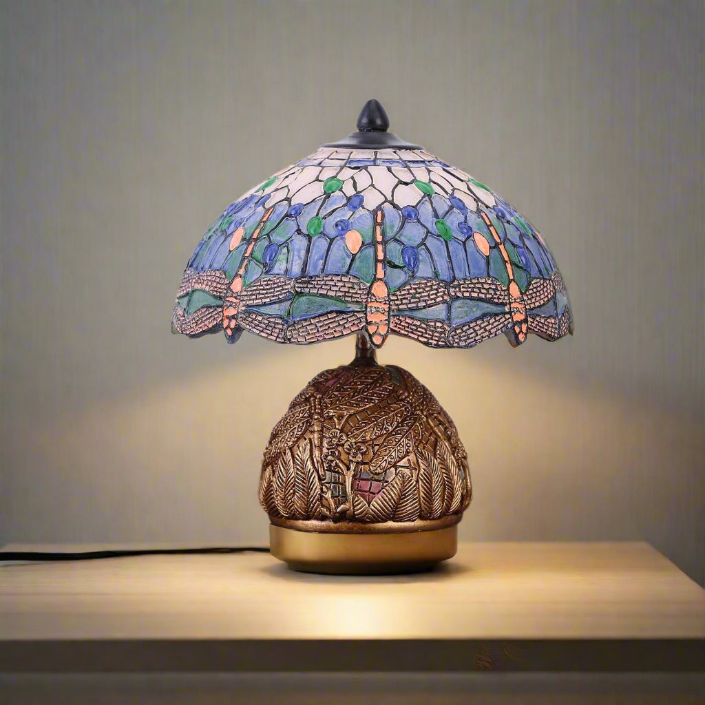 DracoGlow - Artistic Dragonfly Table Lamp