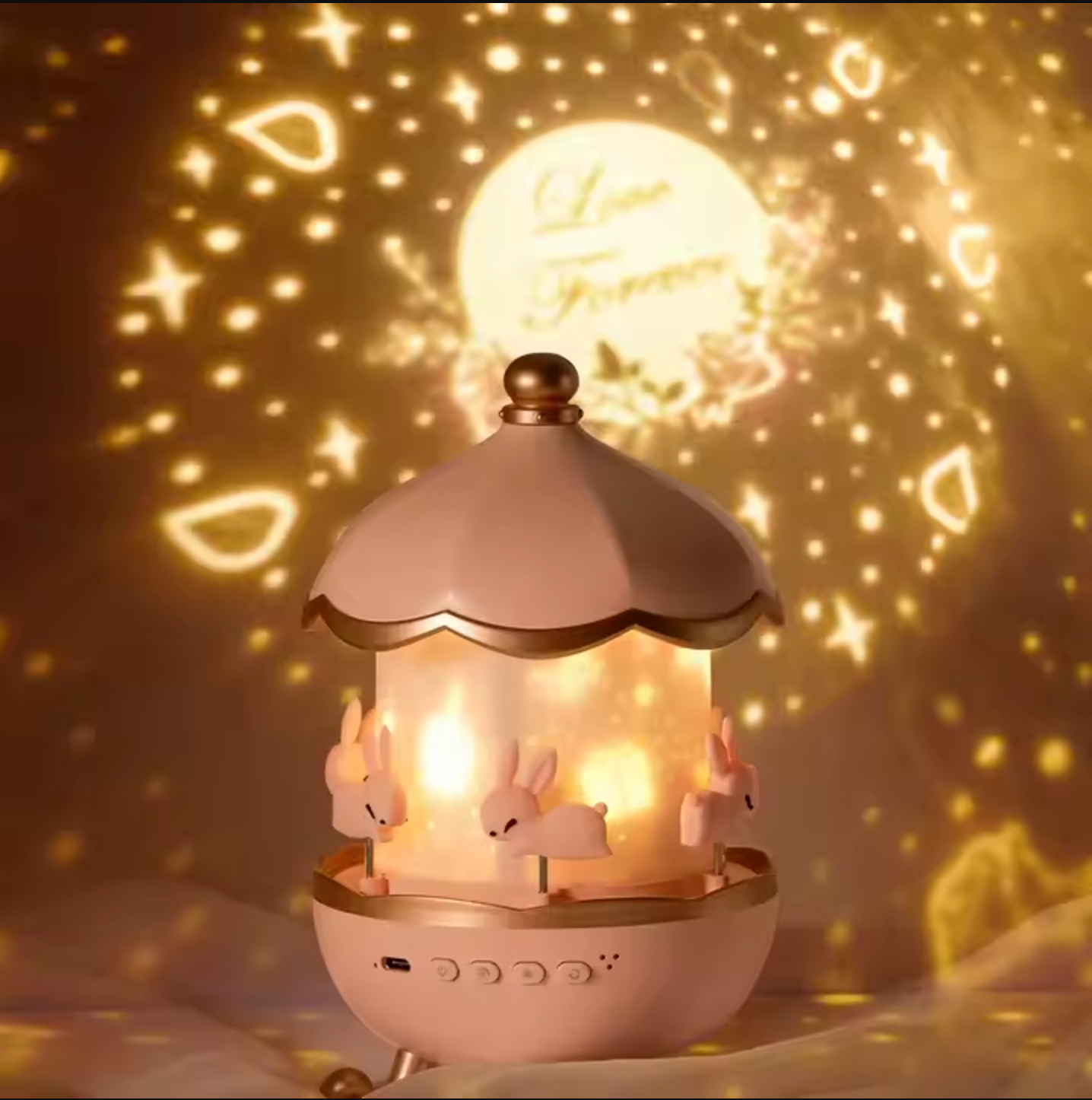 DreamWhirl - Night Light Projector with Rotating Scenes