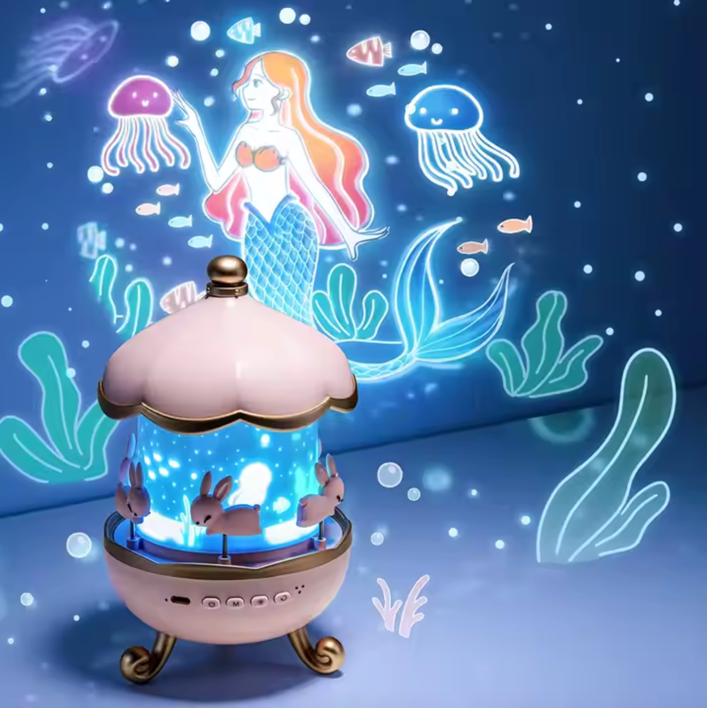 DreamWhirl - Night Light Projector with Rotating Scenes