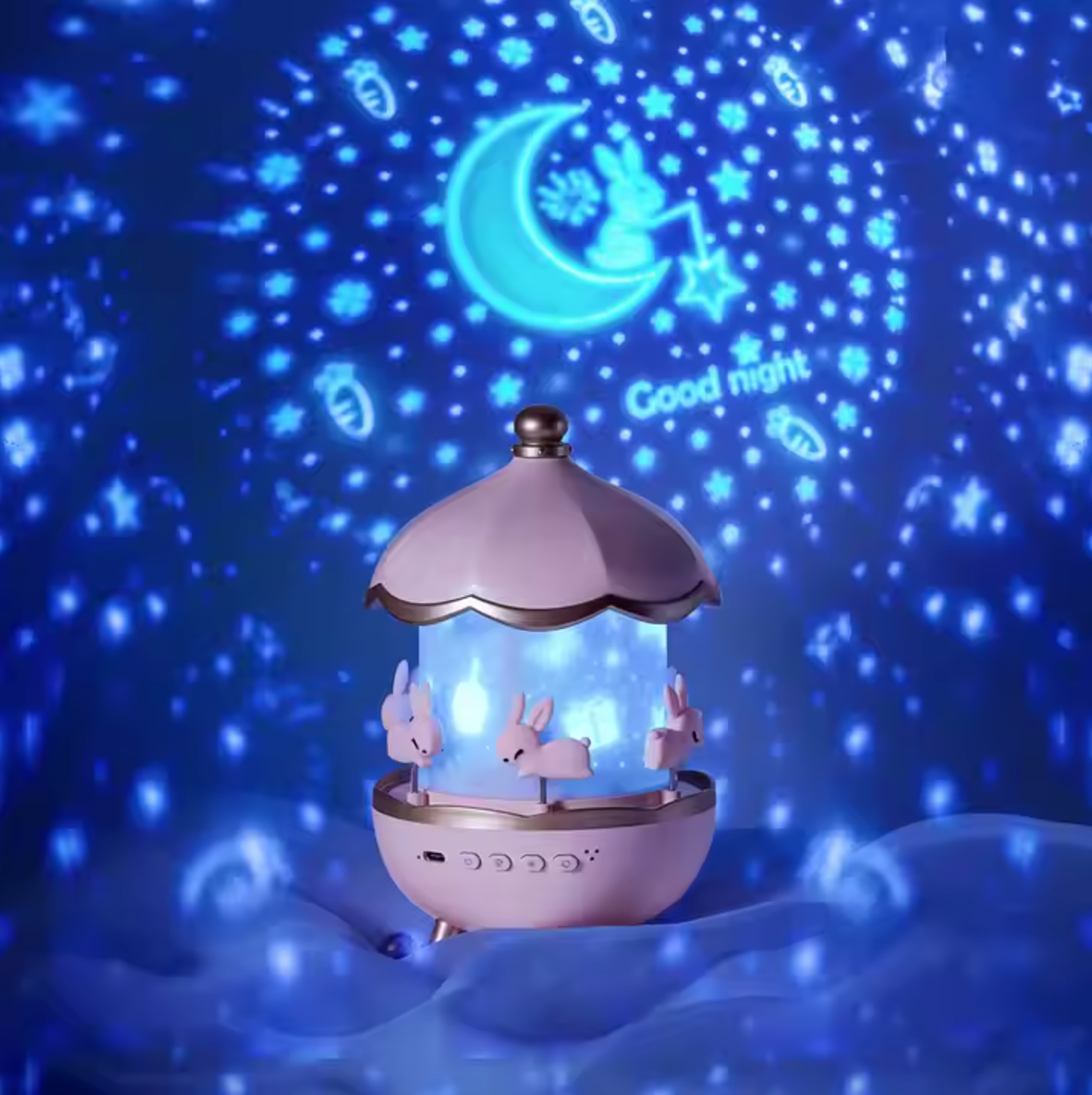 DreamWhirl - Night Light Projector with Rotating Scenes