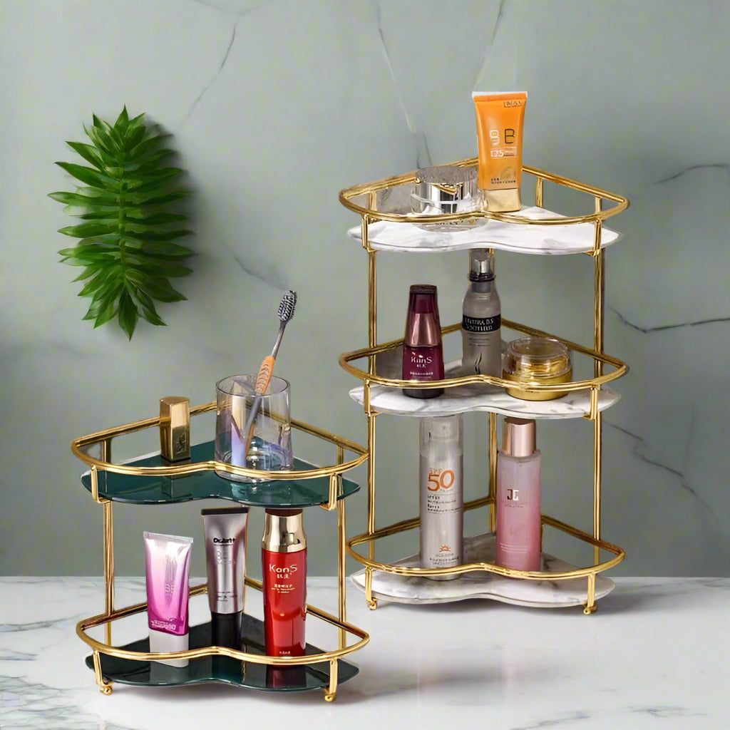 CornerElegance Space-Saving Corner Shelf Organizer