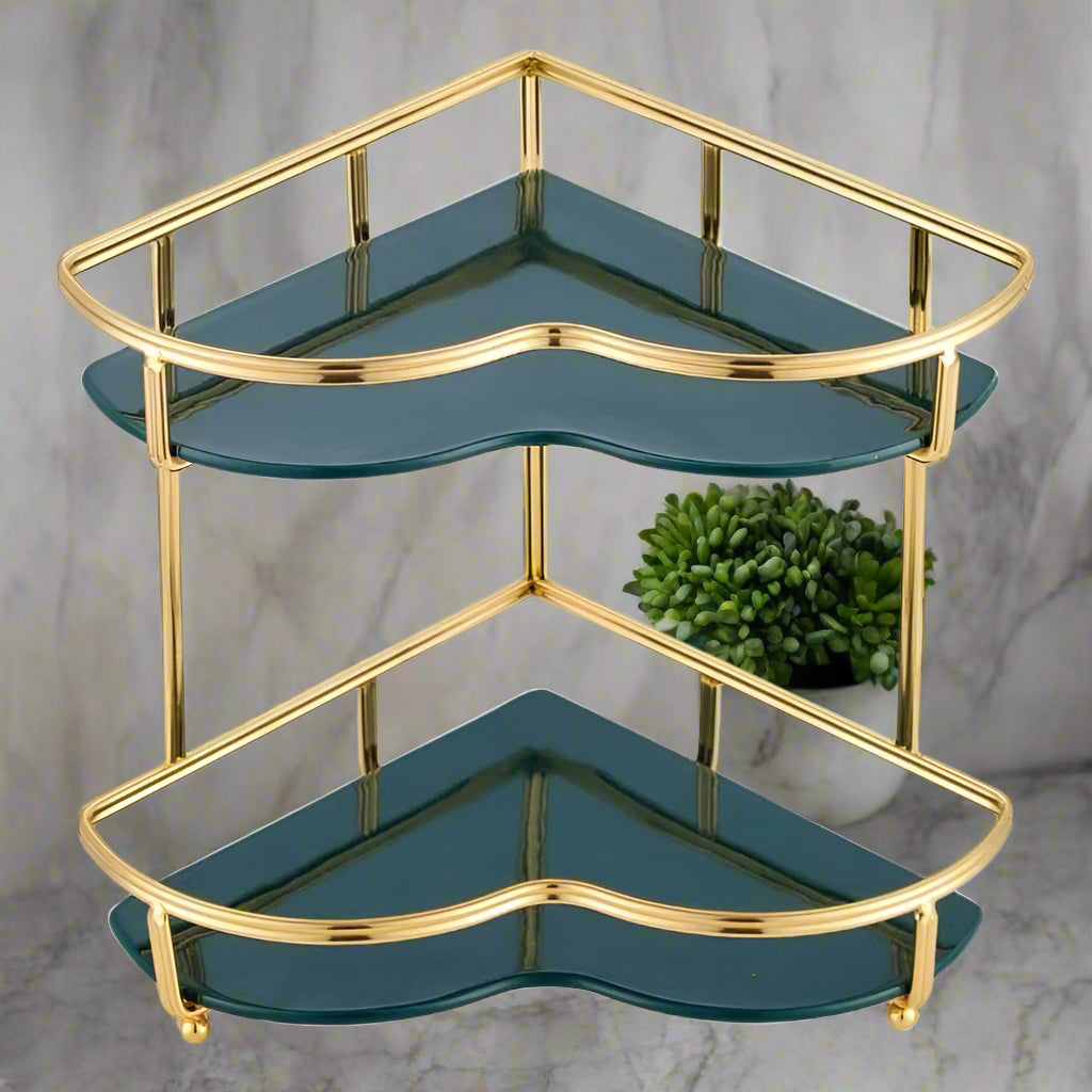 CornerElegance Space-Saving Corner Shelf Organizer