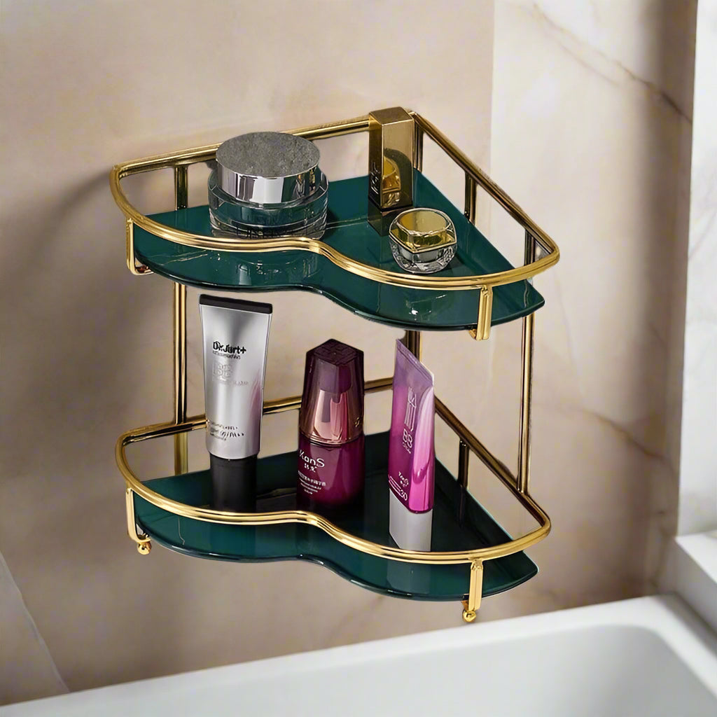 CornerElegance Space-Saving Corner Shelf Organizer