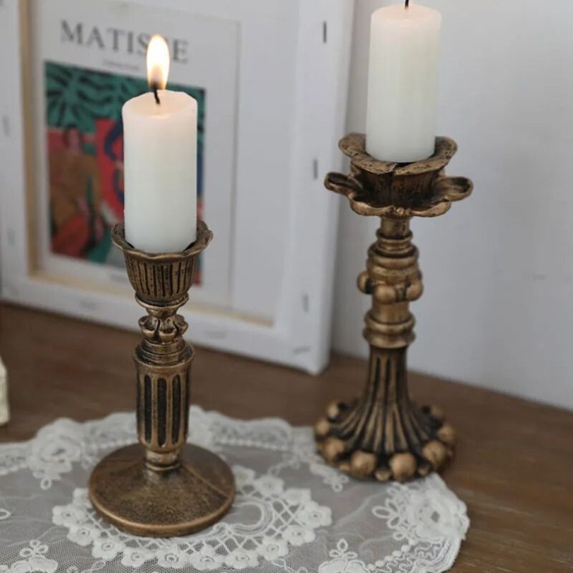 RustiqueLuxe Handmade Wooden Candle Holder
