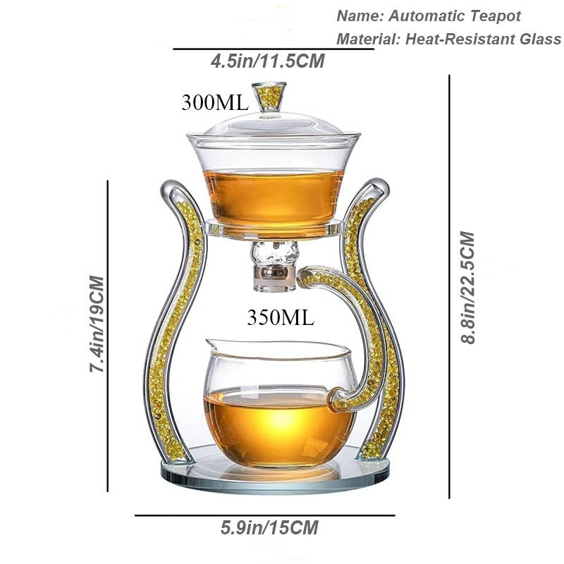 TeaLuxe - Elegant Glass Tea Brewing