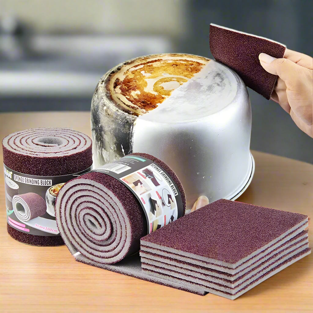 Magic Cleaning Sponge | Powerful Melamine Foam Eraser for Tough Stains (10 pieces)