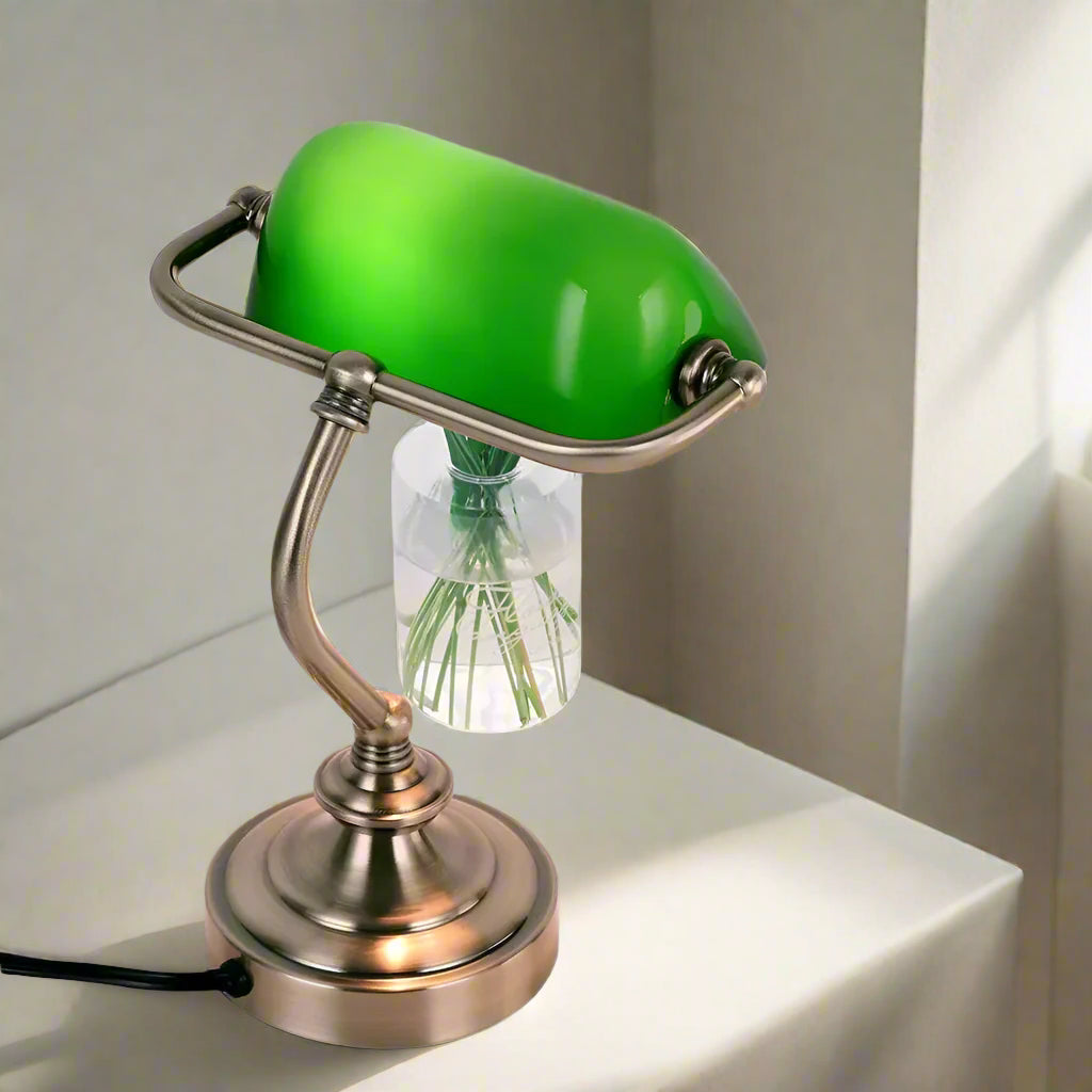 EleganceShade - Vintage Adjustable Swing-Arm Lamp