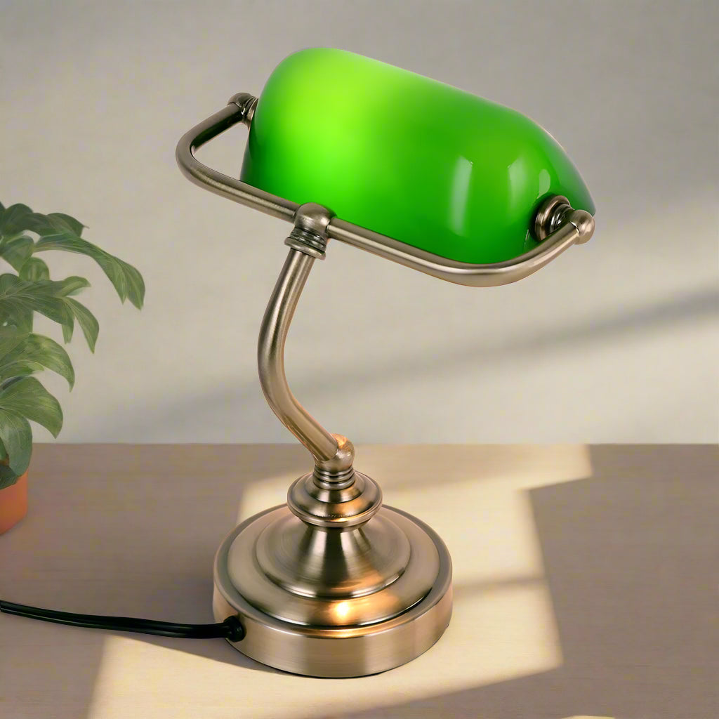 EleganceShade - Vintage Adjustable Swing-Arm Lamp