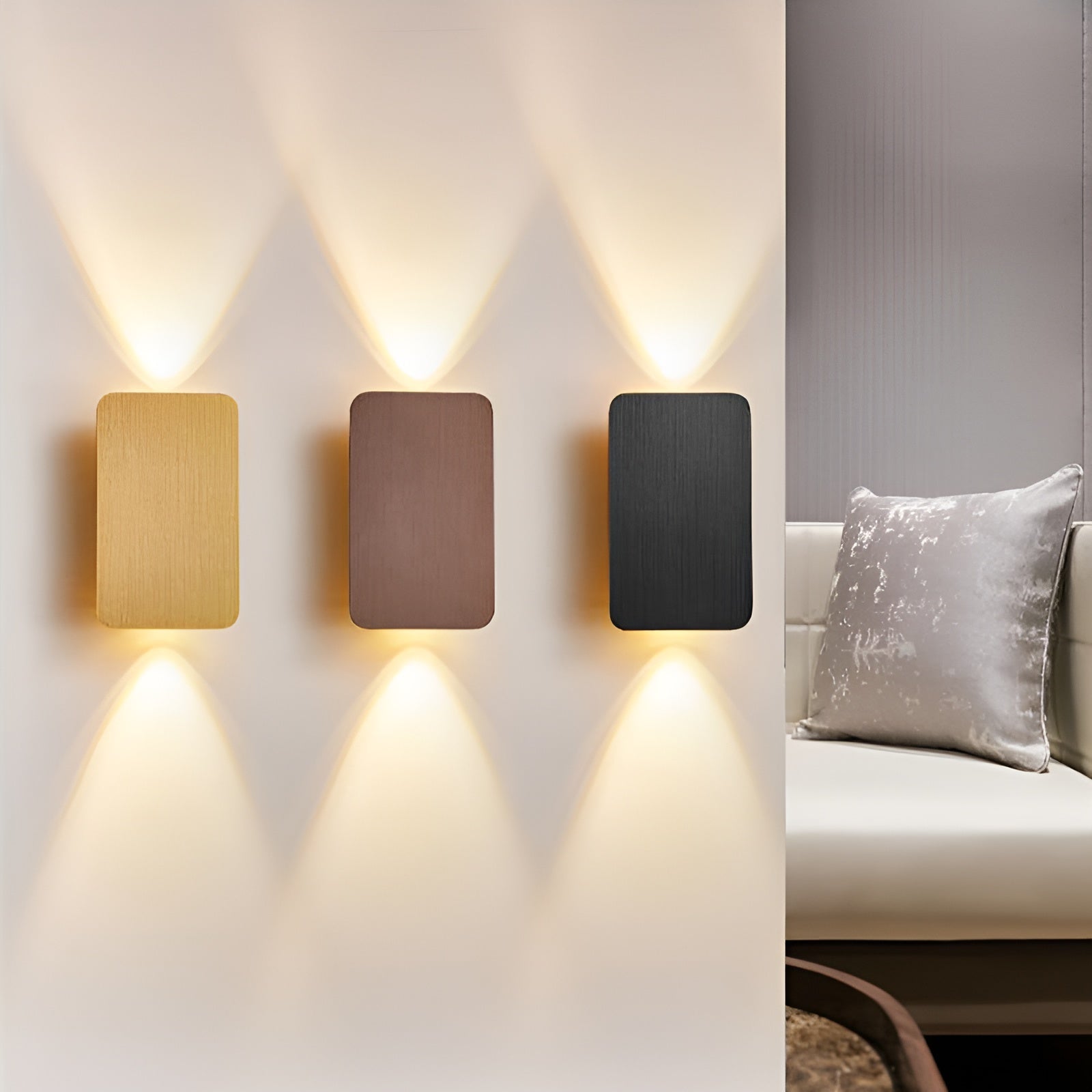 LumeEdge – Sleek Rectangular Wall-Mounted Lights