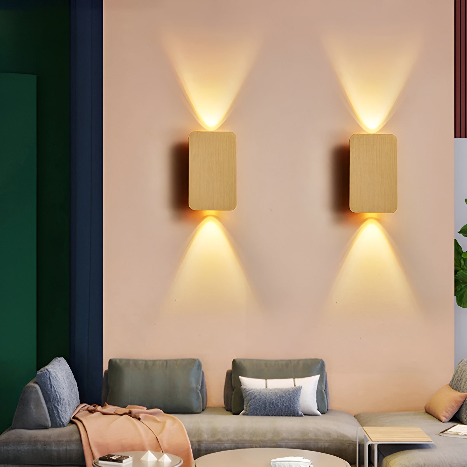 LumeEdge – Sleek Rectangular Wall-Mounted Lights