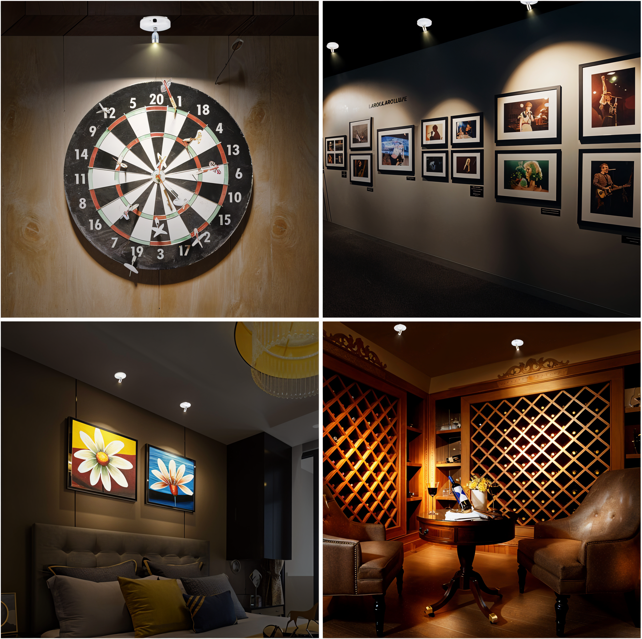 LumiSpot Mini Dimmable LED Spotlight – Wireless Accent Lighting for Home & Office