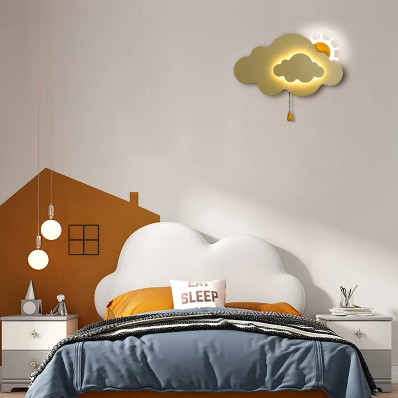 SolSky Wall Lamp – Imaginative cloud-shaped lamp