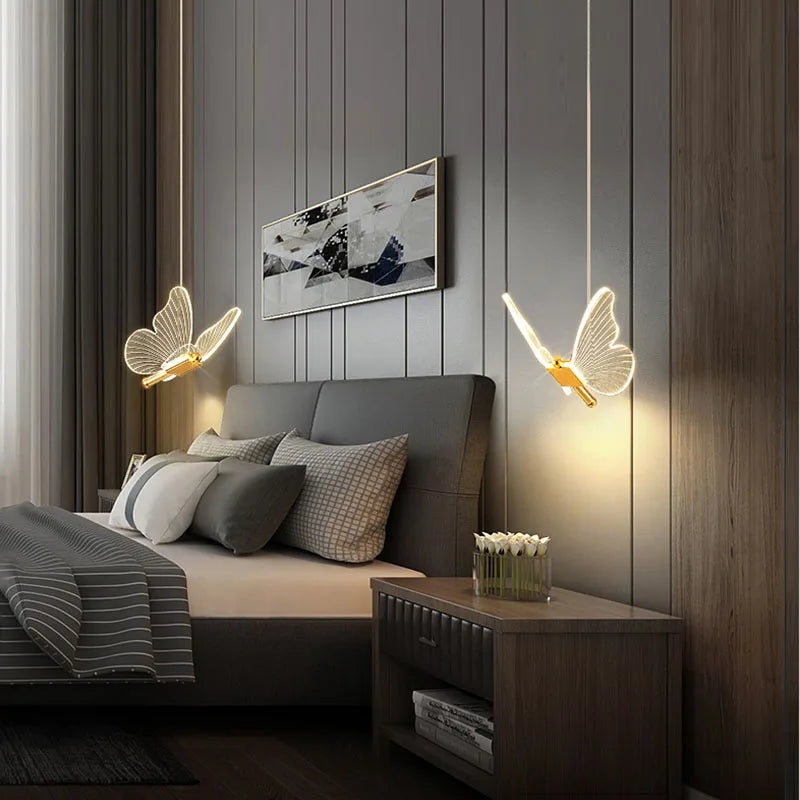 LumiFly - Elegant Butterfly LED Pendant Lights