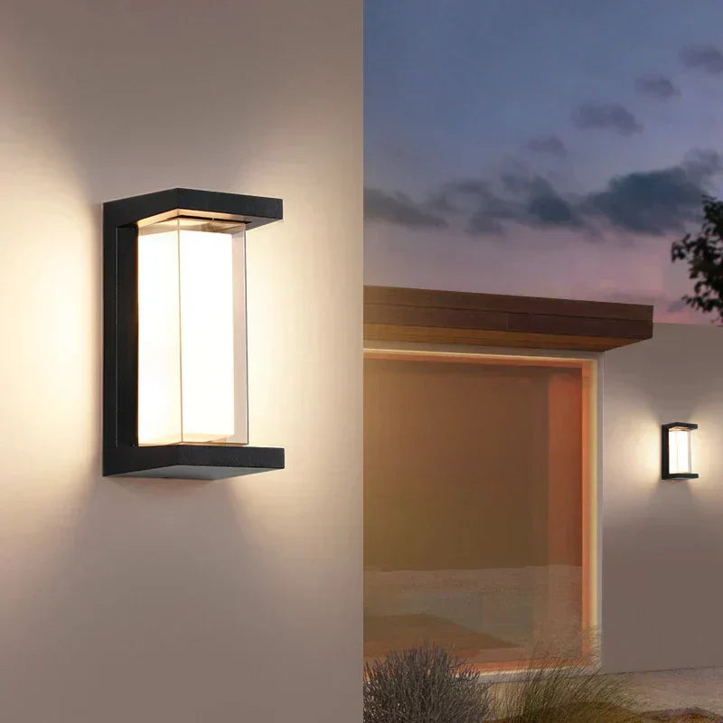 LumoGuard - Modern Outdoor Wall Lights
