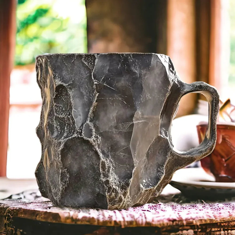 StoneBrew Artisan Ceramic Mug – Handcrafted Stoneware Mug for Mindful Moments
