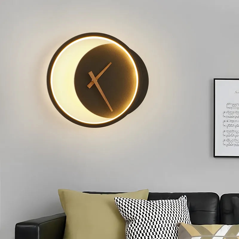 TimeGlow - Modern LED Wall Clock with LED Light