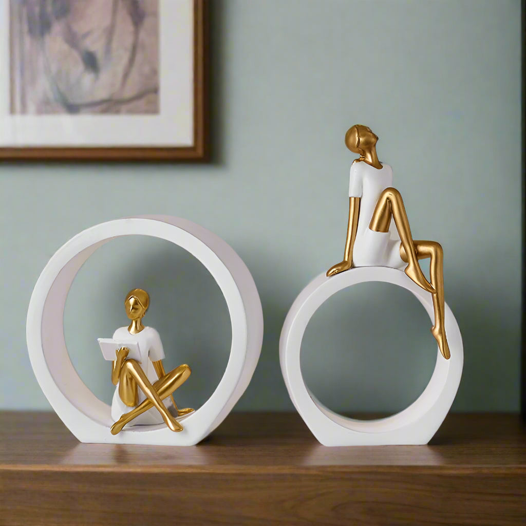 Modern Abstract Female Sculpture | Artistic Home & Office Decor