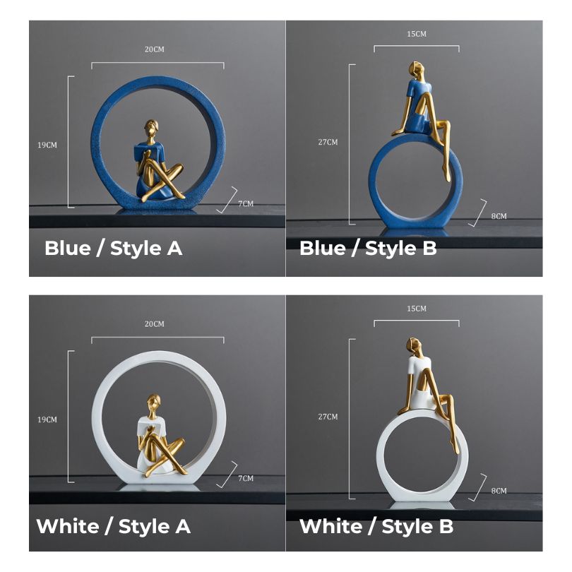 Modern Abstract Female Sculpture | Artistic Home & Office Decor