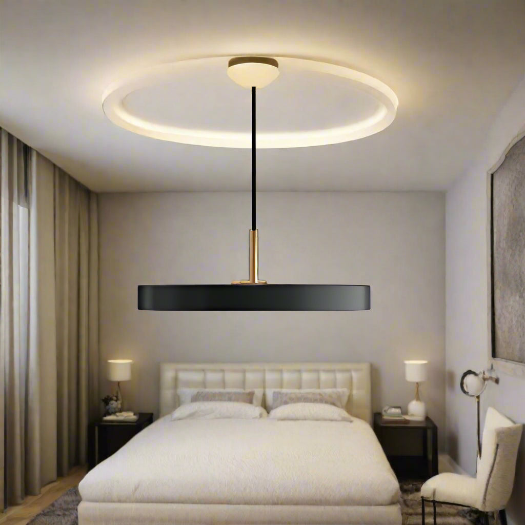 NebulaLite Scandinavian UFO Pendant Lamp – Modern Minimalist Ceiling Light