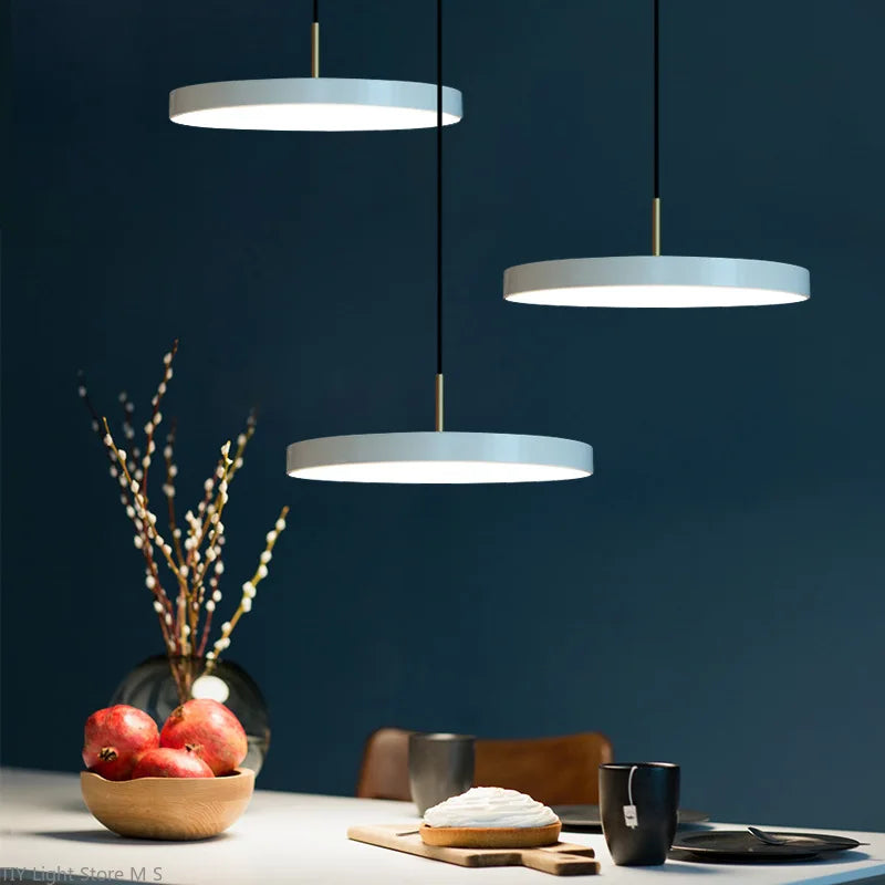 NebulaLite Scandinavian UFO Pendant Lamp – Modern Minimalist Ceiling Light