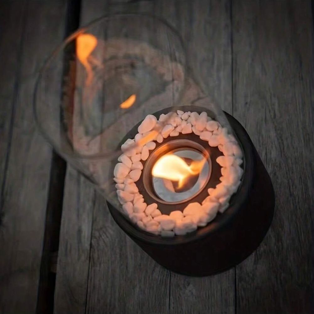 GlowFlame – Elegant Tabletop Bioethanol Fireplace