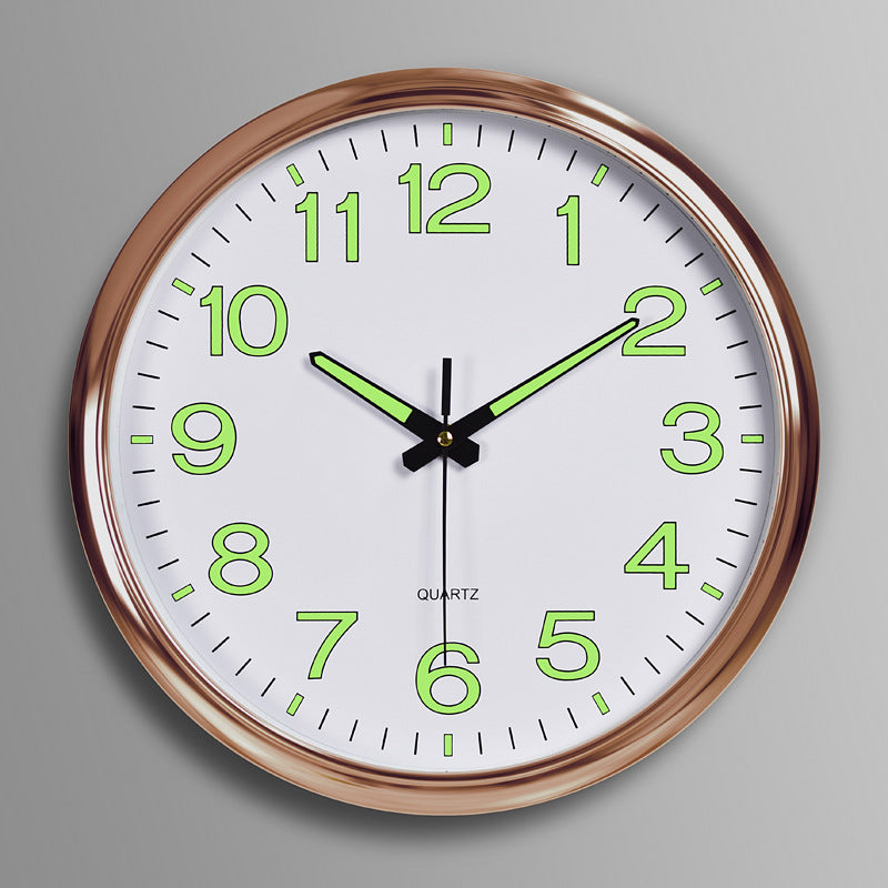GlowDark - Stylish Wall clock Design with LED Lights in Multiple Frame Colors