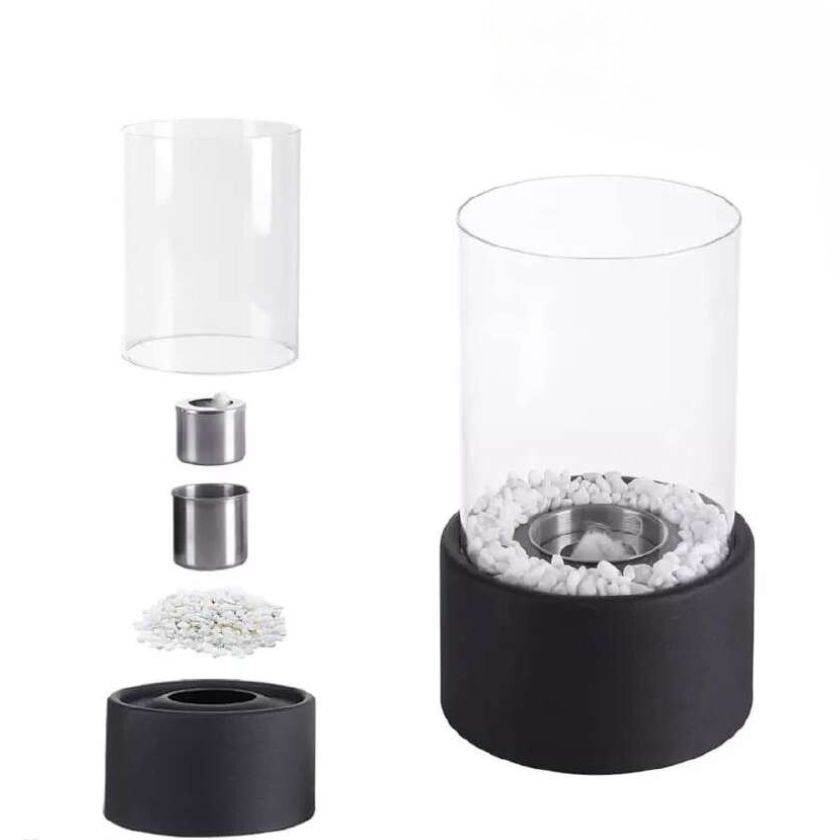 GlowFlame – Elegant Tabletop Bioethanol Fireplace