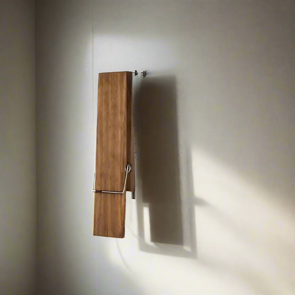 GripClasp Wooden Clothespin Towel Holder