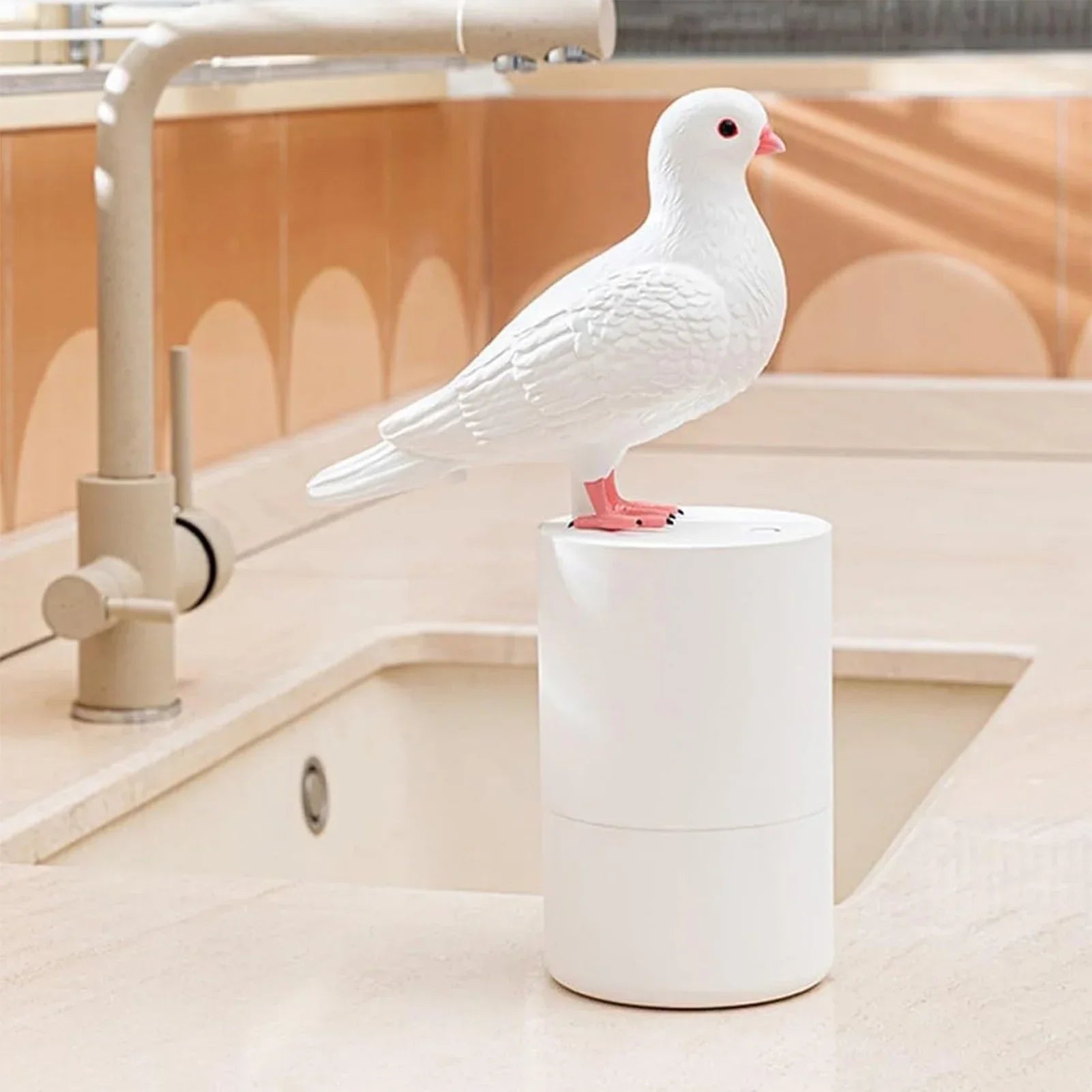 DoveFlow - Pigeon-Shaped Hand Soap and Lotion Dispenser