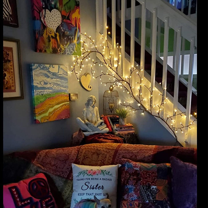 TwilightTwigs - Unique and Flexible Pistol Head-Shaped Light Garland