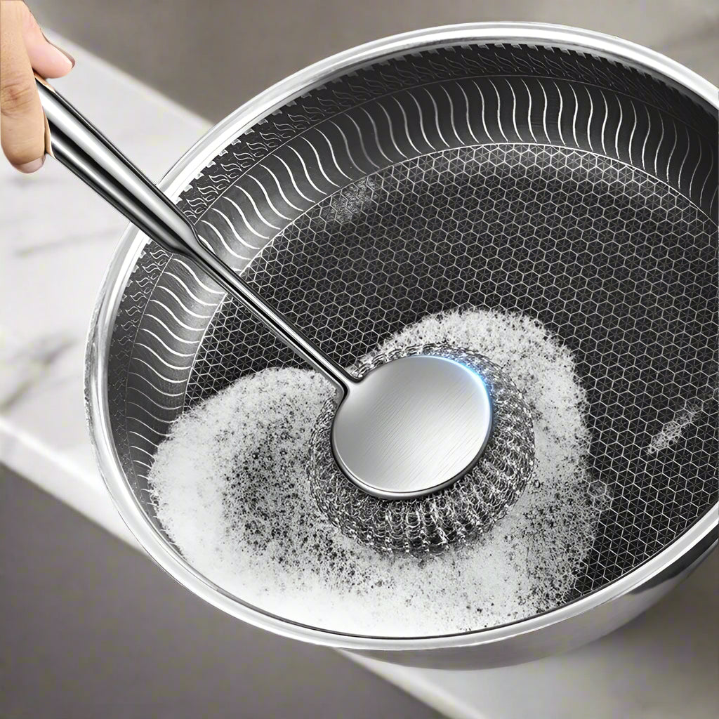 ScrubEase - Long-Handle Pan Cleaning Brush