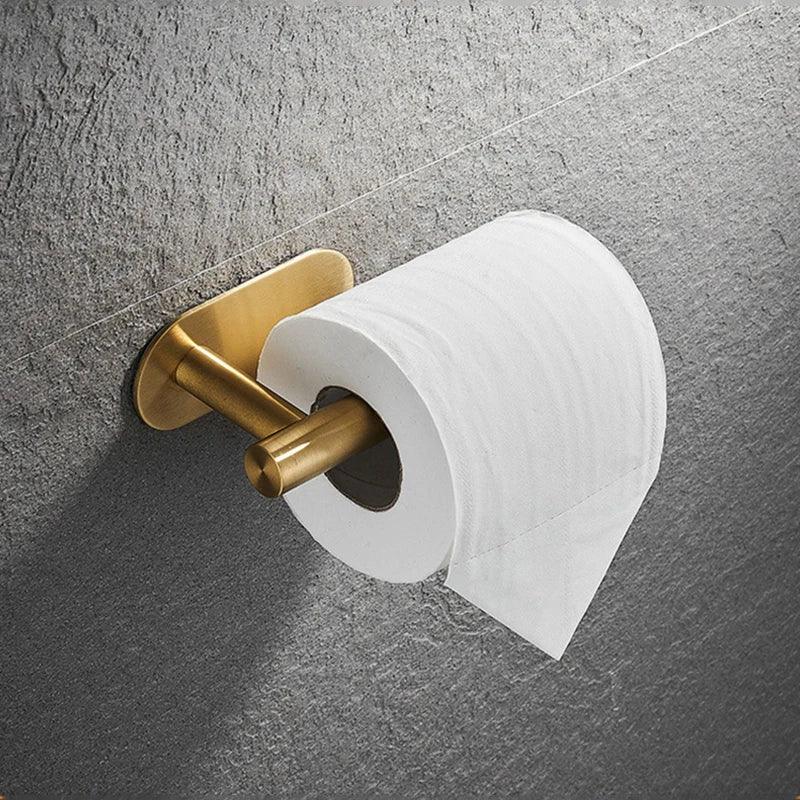GoldenLuxe - Non-Drilling Bathroom Accessory Set