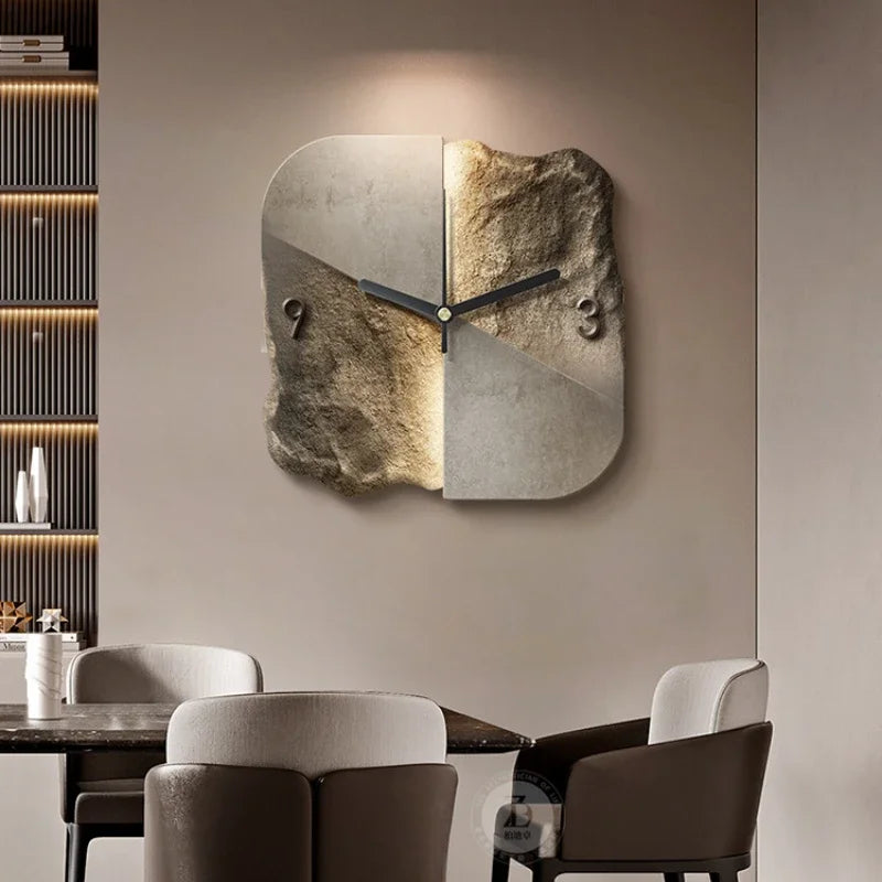 EternaSculptural - Modern Abstract Stone Wall Clock