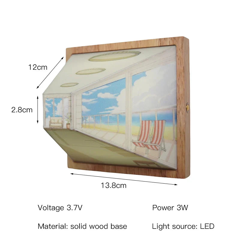IlluDepth - 3D Hallway Illusion Wall Light