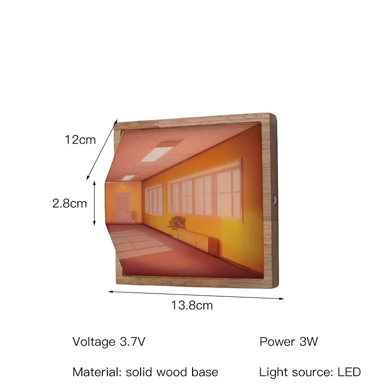 IlluDepth - 3D Hallway Illusion Wall Light