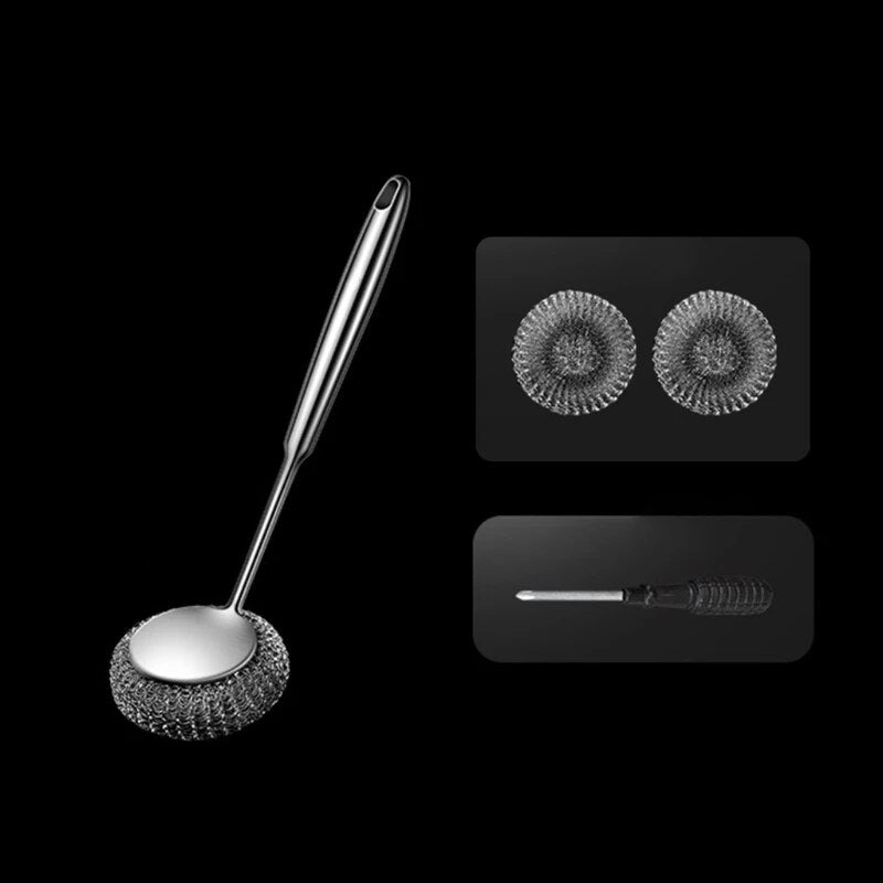 ScrubEase - Long-Handle Pan Cleaning Brush