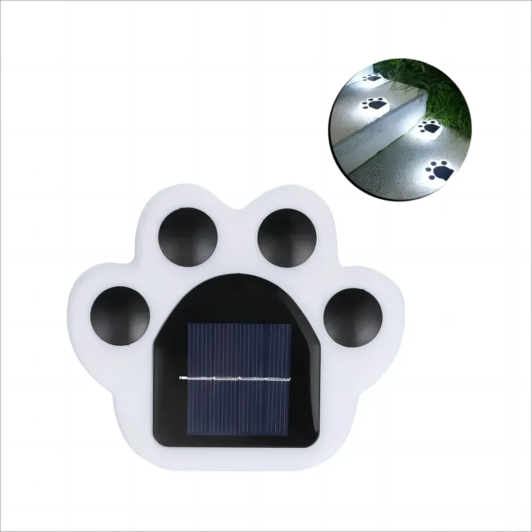 PawGlow - Solar-Powered Paw Print Pathway Lights