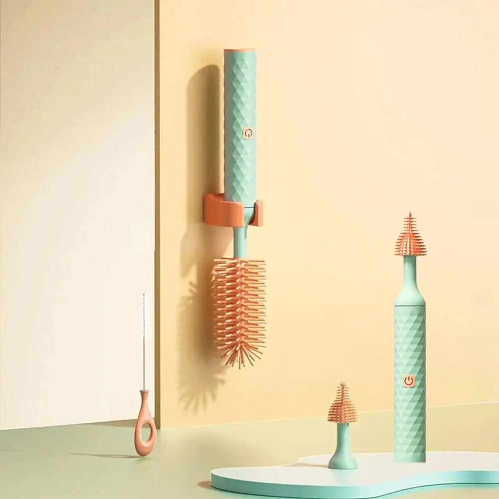 CleanBrush rotating electric bottle cleaner for effortless cleaning