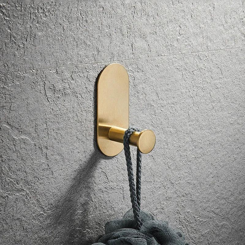 GoldenLuxe - Non-Drilling Bathroom Accessory Set