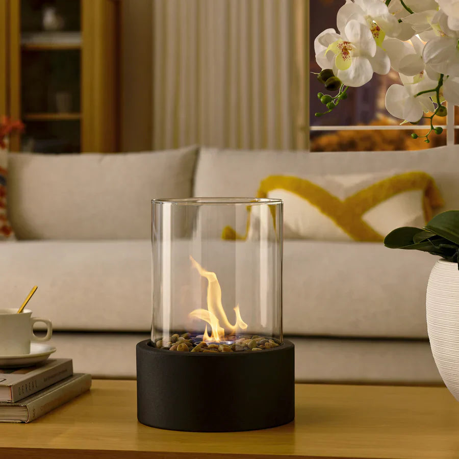 AuraFlame - Modern Portable Table Fireplace