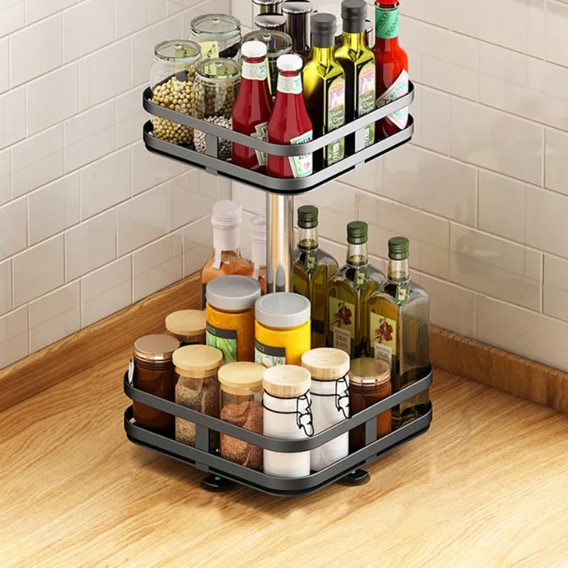 Ultimate 360° Rotating Organizer | Space-Saving Storage