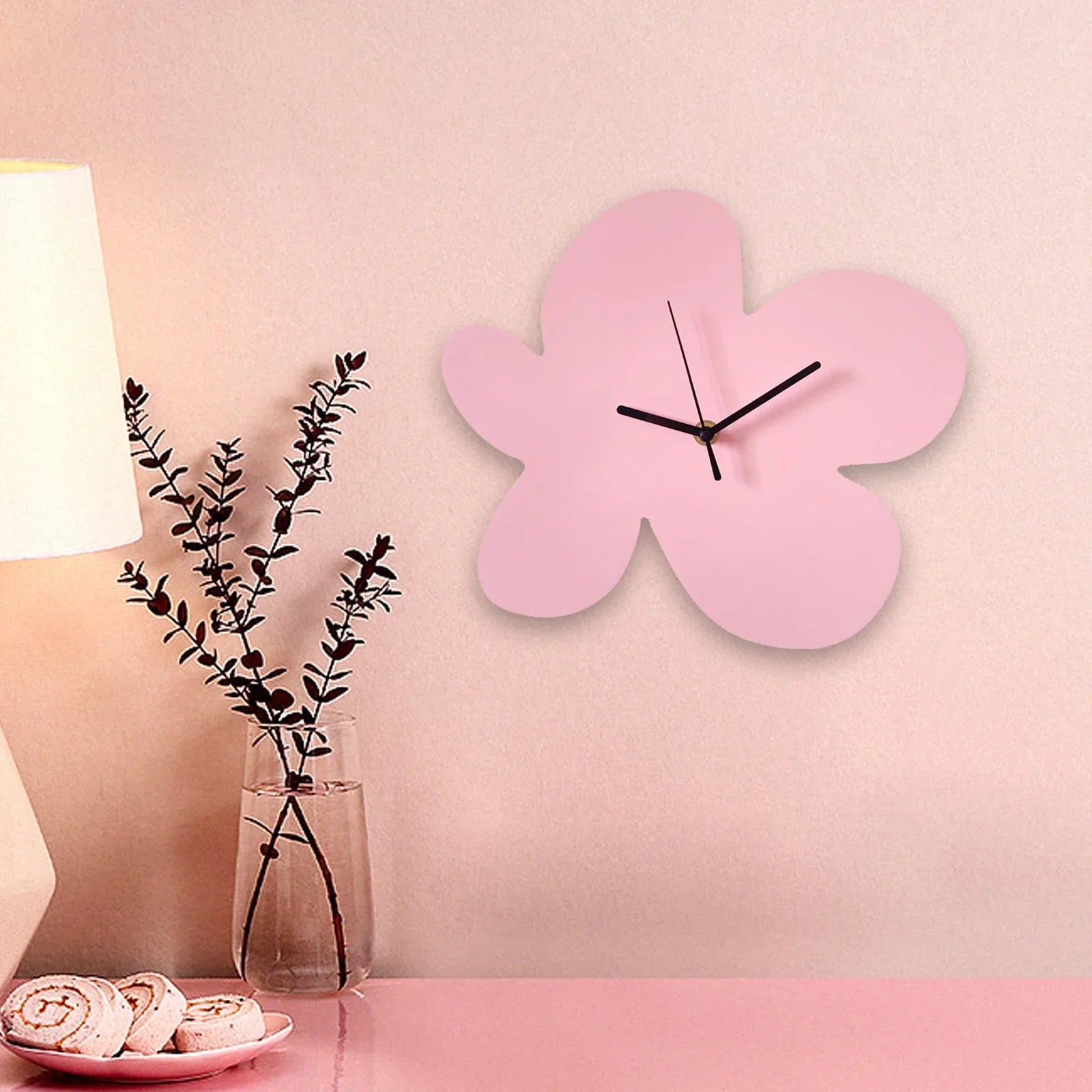BloomingTime - Whimsical Floral Wall Clock